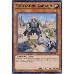 Motivating Captain (Rare) – Code of the Duelist | Carta YUGIOH en México