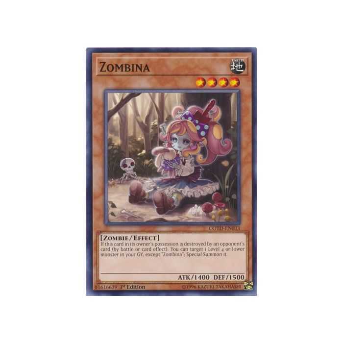 Zombina (Common) – Code of the Duelist | Carta YUGIOH en México
