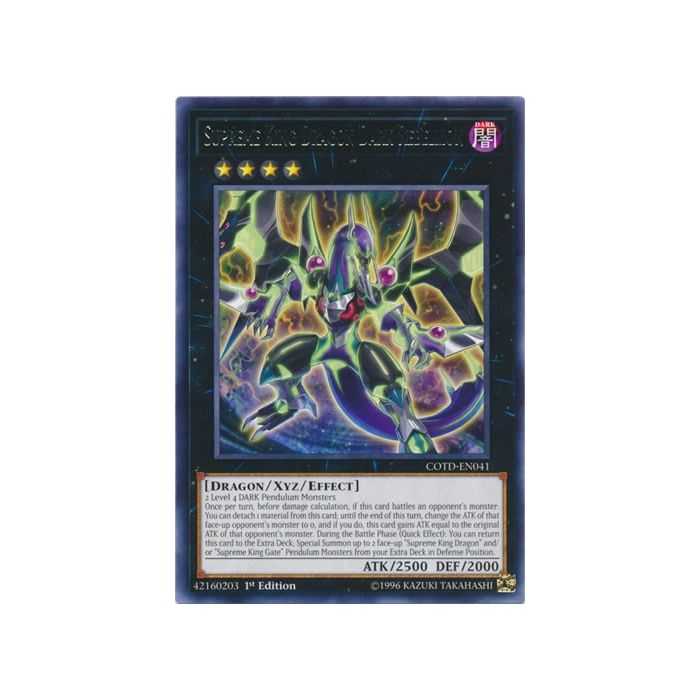 Supreme King Dragon Dark Rebellion (Rare) – Code of the Duelist | Carta YUGIOH en México