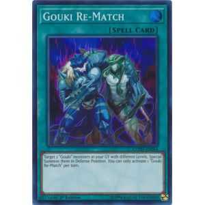 Gouki Re-Match (Super Rare) – Code of the Duelist | Carta YUGIOH en México