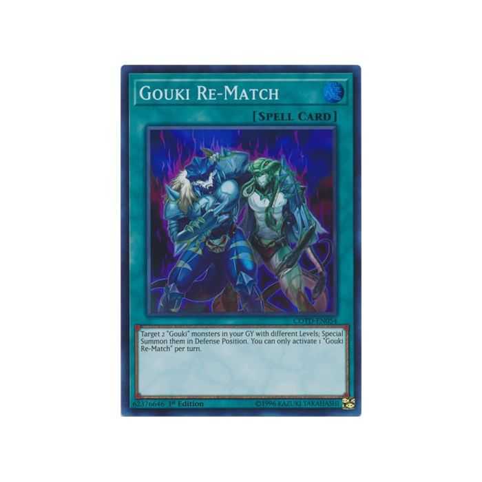 Gouki Re-Match (Super Rare) – Code of the Duelist | Carta YUGIOH en México