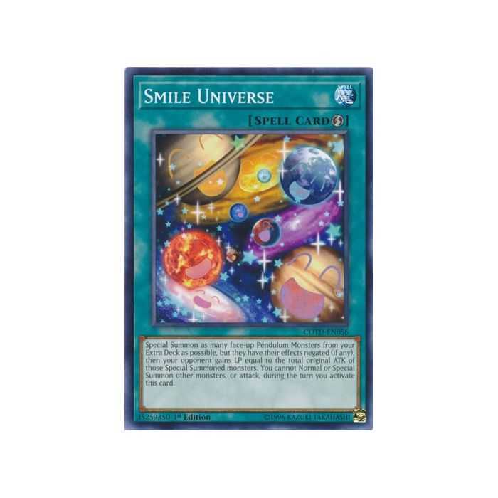 Smile Universe (Common) – Code of the Duelist | Carta YUGIOH en México