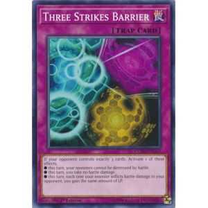 Three Strikes Barrier (Common) – Code of the Duelist | Carta YUGIOH en México