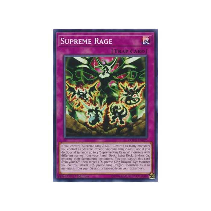 Supreme Rage (Common) – Code of the Duelist | Carta YUGIOH en México