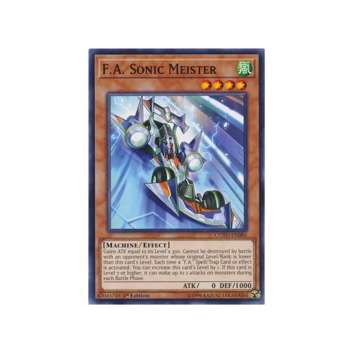 F.A. Sonic Meister (Common) – Code of the Duelist | Carta YUGIOH en México