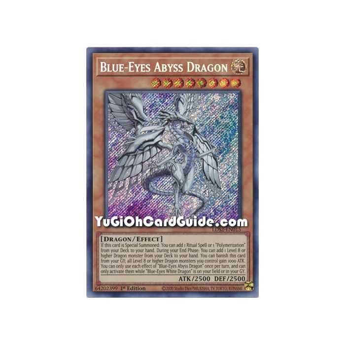 Blue-Eyes Abyss Dragon (Secret Rare) – Legendary Duelists: Season 2 | Carta YUGIOH en México