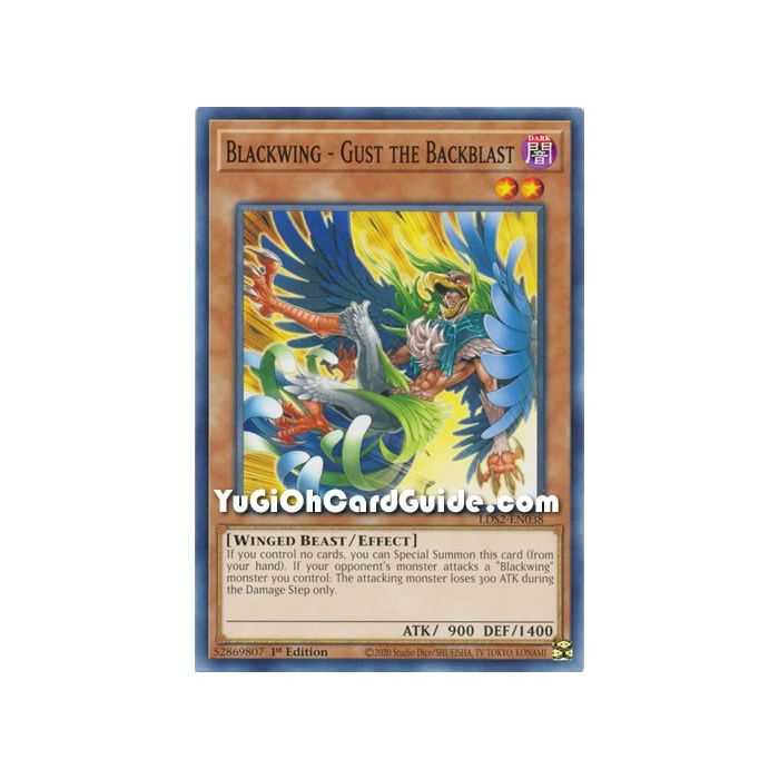 Blackwing - Gust the Backblast (Common) – Legendary Duelists: Season 2 | Carta YUGIOH en México