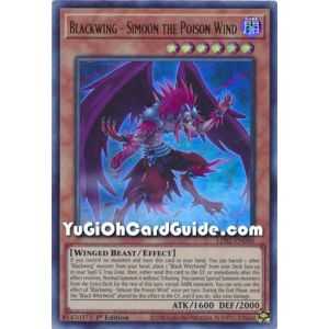 Blackwing - Simoon the Poison Wind (Ultra Rare) – Legendary Duelists: Season 2 | Carta YUGIOH en México