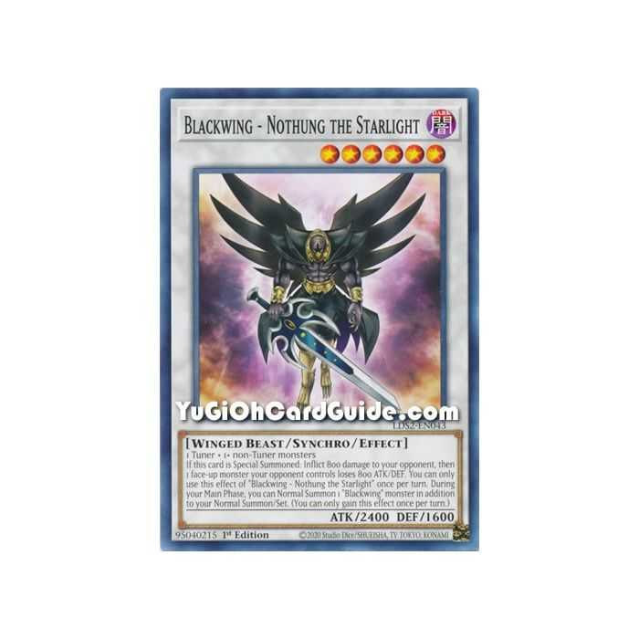 Blackwing - Nothung the Starlight (Common) – Legendary Duelists: Season 2 | Carta YUGIOH en México