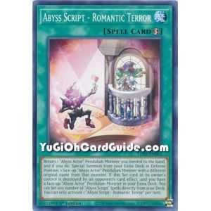 Abyss Script - Romantic Terror (Common) – Legendary Duelists: Season 2 | Carta YUGIOH en México