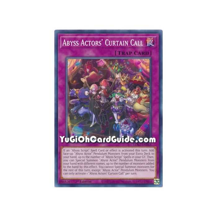 Abyss Actors' Curtain Call (Common) – Legendary Duelists: Season 2 | Carta YUGIOH en México