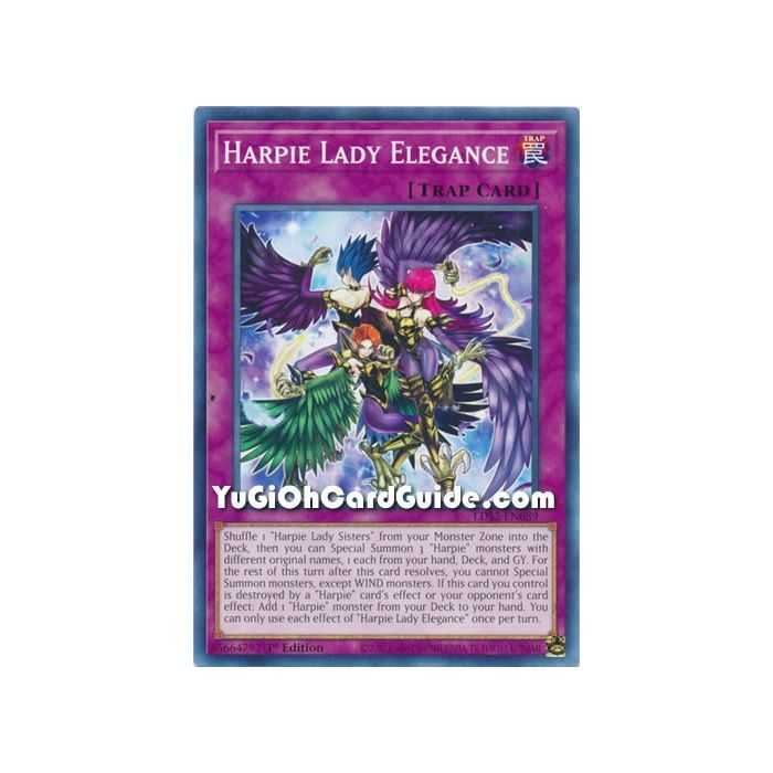 Harpie Lady Elegance (Common) – Legendary Duelists: Season 2 | Carta YUGIOH en México