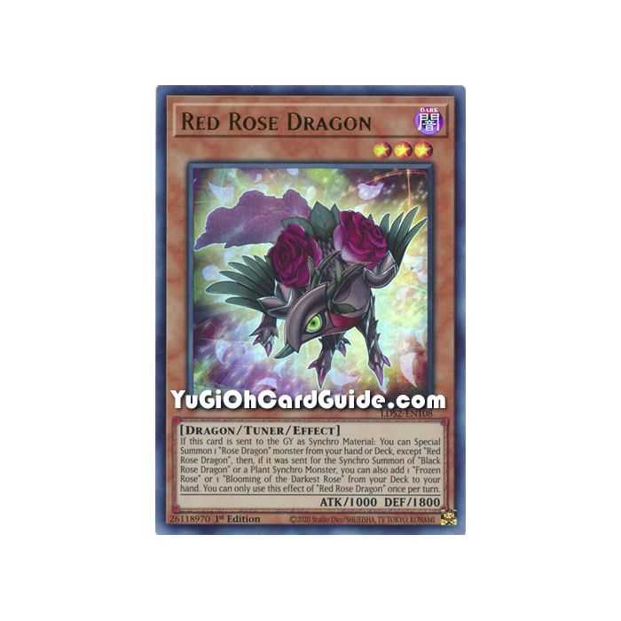 Red Rose Dragon (Ultra Rare) – Legendary Duelists: Season 2 | Carta YUGIOH en México