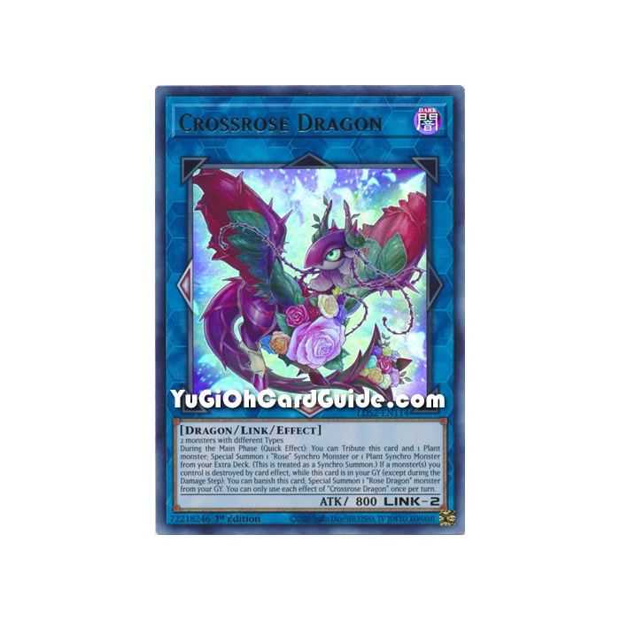Crossrose Dragon (Ultra Rare) – Legendary Duelists: Season 2 | Carta YUGIOH en México