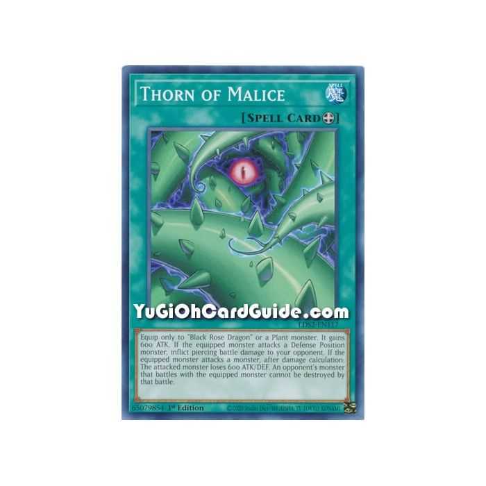 Thorn of Malice (Common) – Legendary Duelists: Season 2 | Carta YUGIOH en México