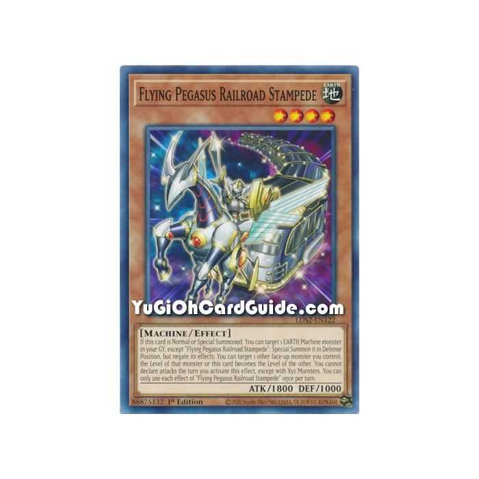 Flying Pegasus Railroad Stampede (Super Rare) – Legendary Duelists: Season 2 | Carta YUGIOH en México