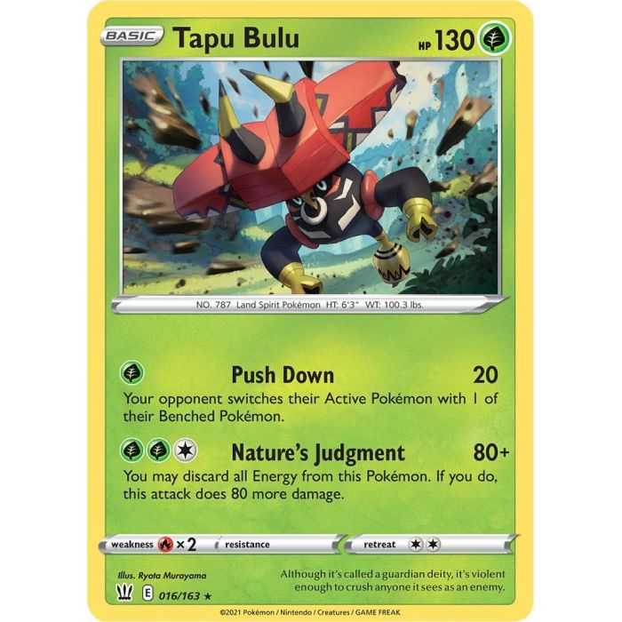Tapu Bulu – SS5 Battle Styles | Carta POKEMON en México