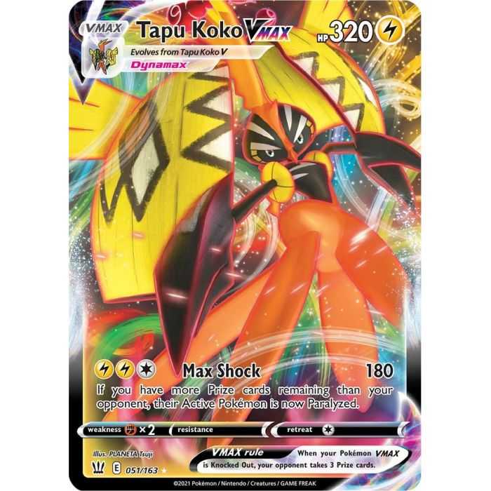 Tapu Koko VMAX – SS5 Battle Styles | Carta POKEMON en México