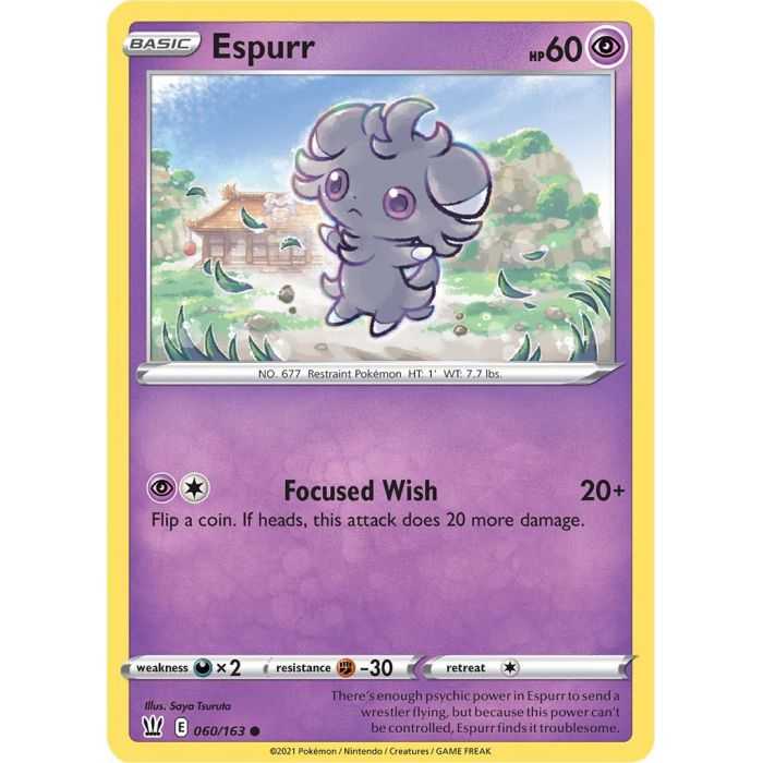 Espurr – SS5 Battle Styles | Carta POKEMON en México