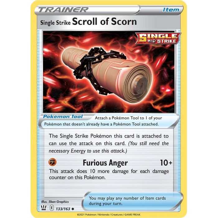 Single Strike Scroll of Scorn – SS5 Battle Styles | Carta POKEMON en México