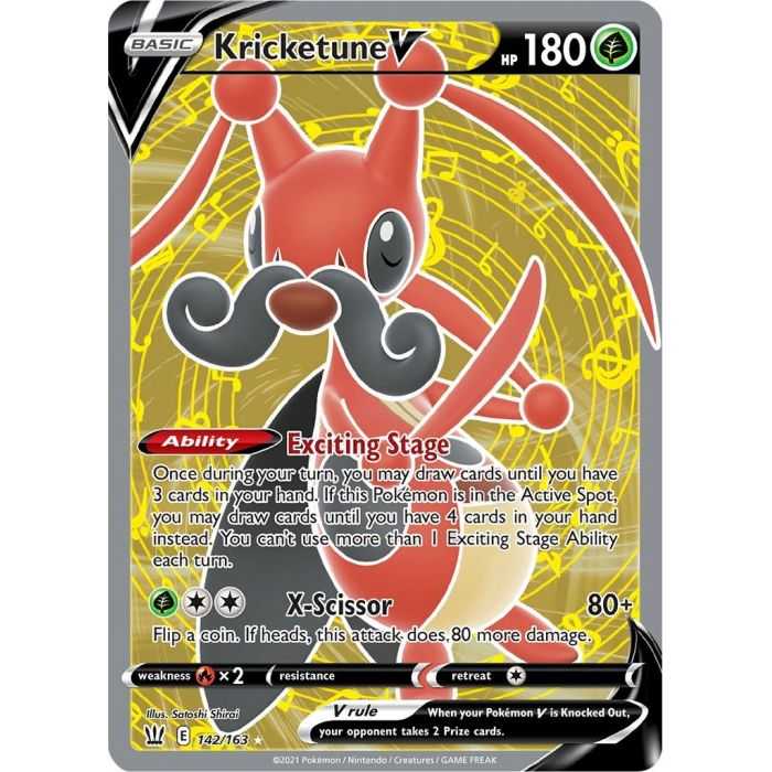 Kricketune V (Full Art) – SS5 Battle Styles | Carta POKEMON en México