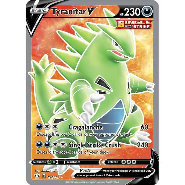 Tyranitar V (Full Art) – SS5 Battle Styles | Carta POKEMON en México