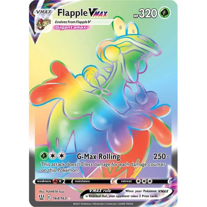 Flapple VMAX (Secret) – SS5 Battle Styles | Carta POKEMON en México