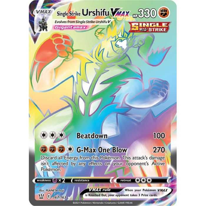 Single Strike Urshifu VMAX (Secret) – SS5 Battle Styles | Carta POKEMON en México