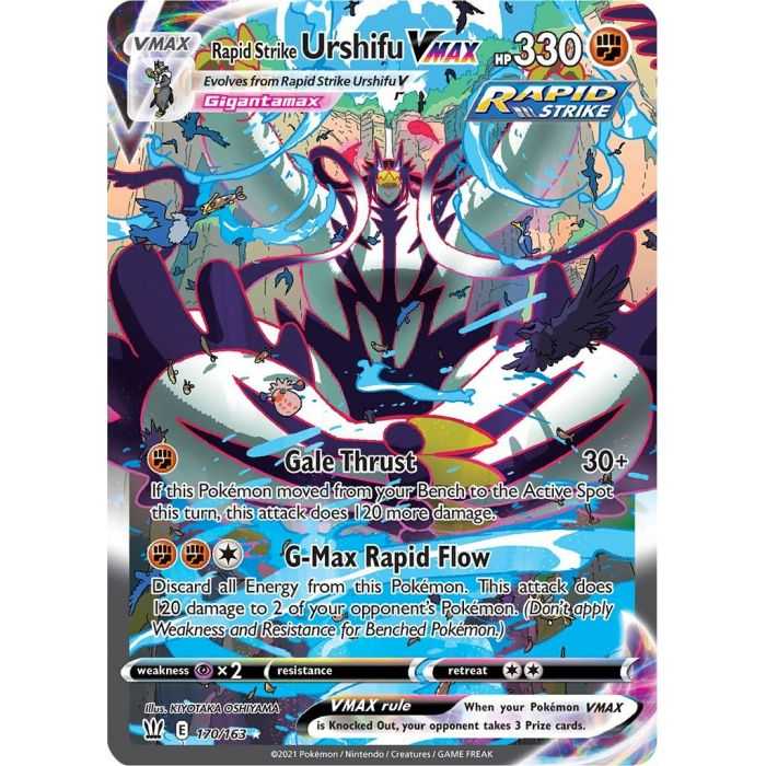 Rapid Strike Urshifu VMAX (Alternate Art Secret Rare) – SS5 Battle Styles | Carta POKEMON en México
