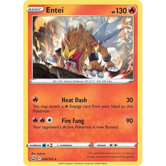 Entei  - Reverse – SS5 Battle Styles | Carta POKEMON en México