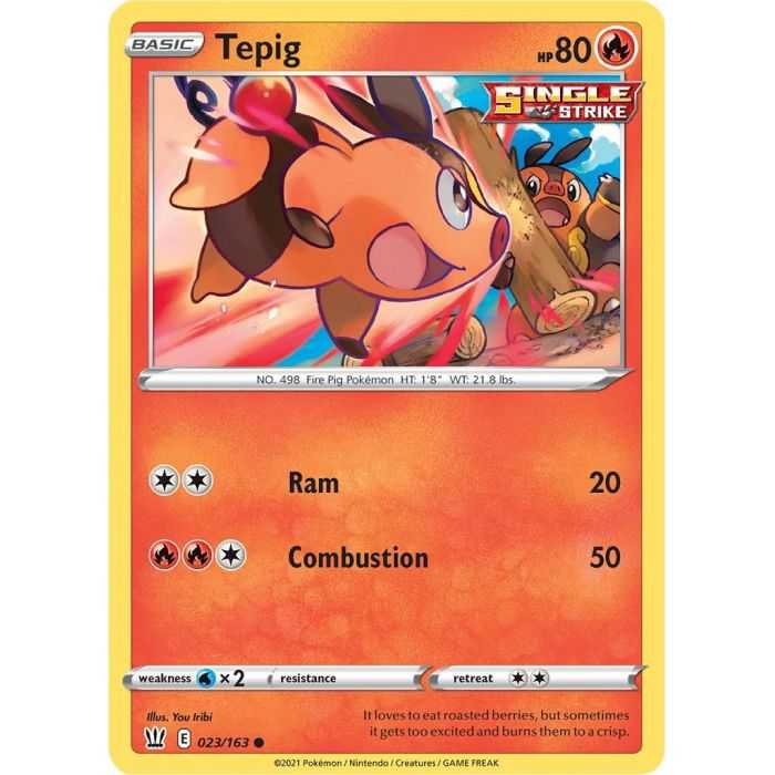Tepig - Reverse – SS5 Battle Styles | Carta POKEMON en México