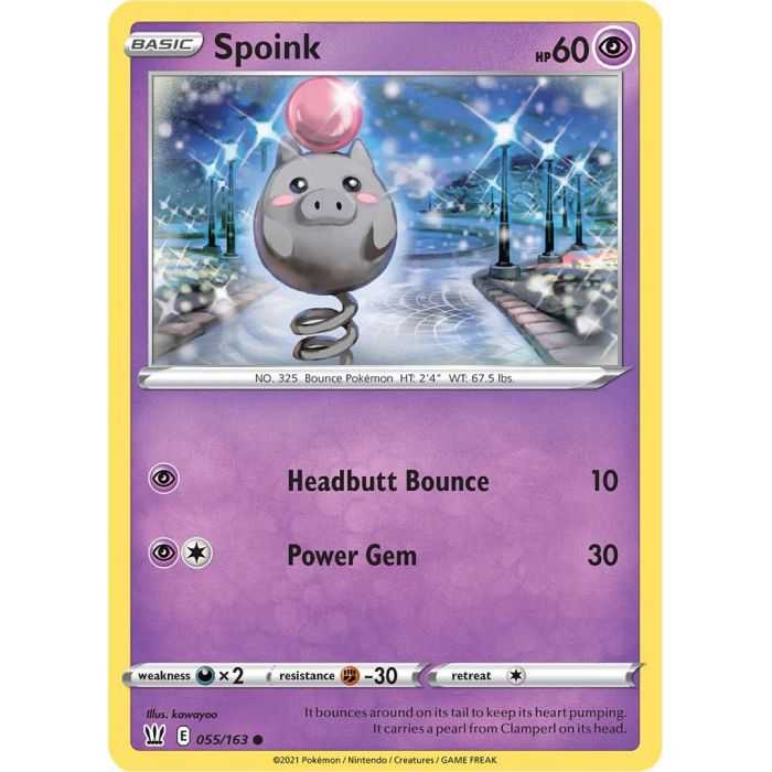 Spoink  - Reverse – SS5 Battle Styles | Carta POKEMON en México