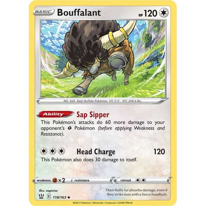 Bouffalant - Reverse – SS5 Battle Styles | Carta POKEMON en México