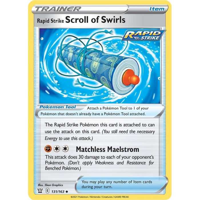 Rapid Strike Scroll of Swirls - Reverse – SS5 Battle Styles | Carta POKEMON en México