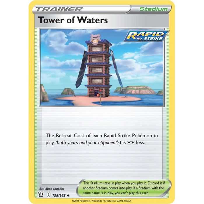 Tower of Waters - Reverse – SS5 Battle Styles | Carta POKEMON en México