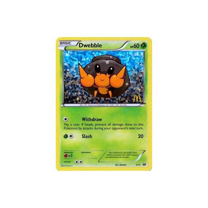 Dwebble McDonald's Promo 2012