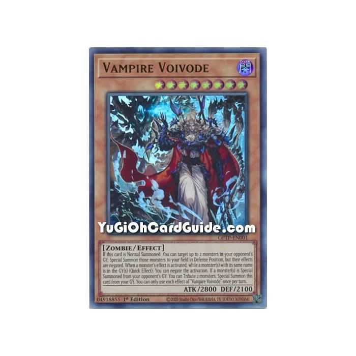 Vampire Voivode (Ultra Rare) – Ghost from the Past | Carta YUGIOH en México