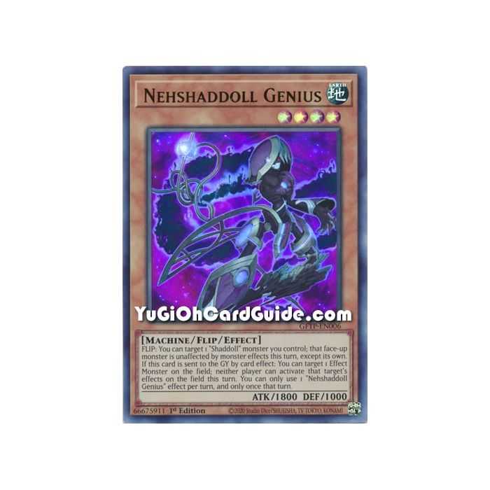 Nehshaddoll Genius (Ultra Rare) – Ghost from the Past | Carta YUGIOH en México