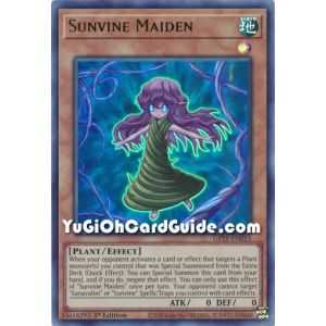 Sunvine Maiden (Ultra Rare) – Ghost from the Past | Carta YUGIOH en México