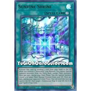 Sunvine Shrine (Ultra Rare) – Ghost from the Past | Carta YUGIOH en México