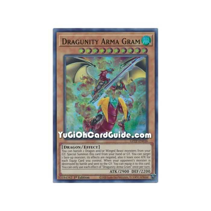 Dragunity Arma Gram (Ultra Rare) – Ghost from the Past | Carta YUGIOH en México