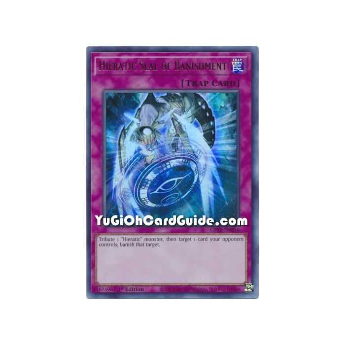 Hieratic Seal of Banishmnet (Ultra Rare) – Ghost from the Past | Carta YUGIOH en México