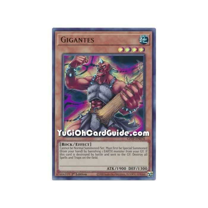 Gigantes (Ultra Rare) – Ghost from the Past | Carta YUGIOH en México