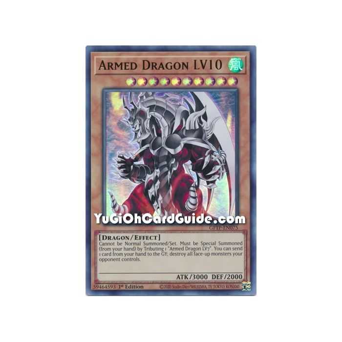 Armed Dragon LV10 (Ultra Rare) – Ghost from the Past | Carta YUGIOH en México