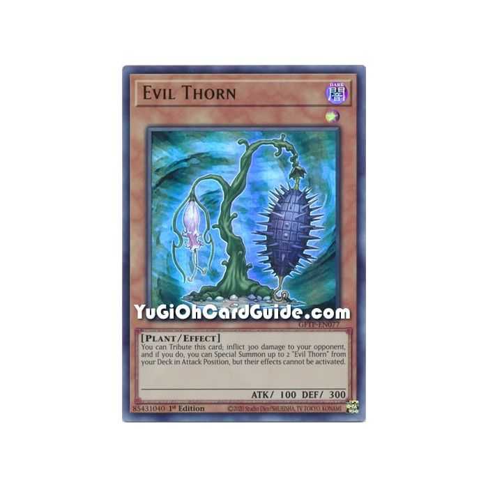 Evil Thorn (Ultra Rare) – Ghost from the Past | Carta YUGIOH en México