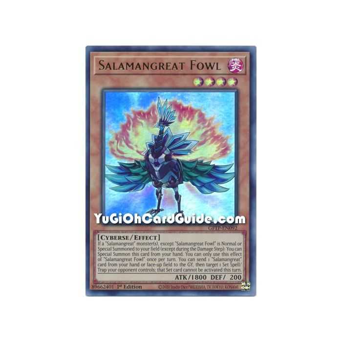 Salamangreat Fowl (Ultra Rare) – Ghost from the Past | Carta YUGIOH en México