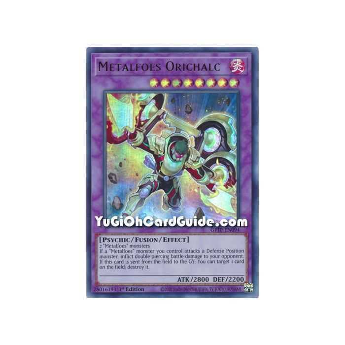 Metalfoes Orichalc (Ultra Rare) – Ghost from the Past | Carta YUGIOH en México