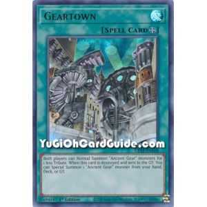 Geartown (Ultra Rare) – Ghost from the Past | Carta YUGIOH en México