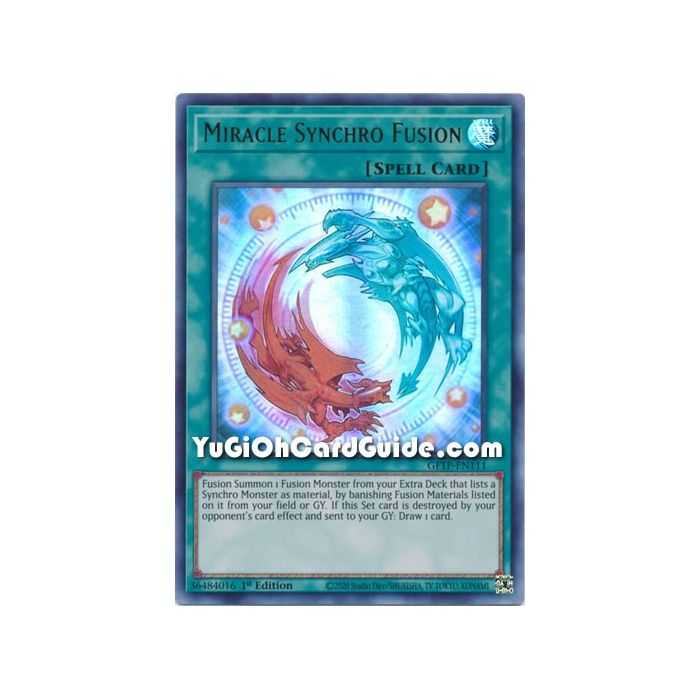 Miracle Synchro Fusion (Ultra Rare) – Ghost from the Past | Carta YUGIOH en México