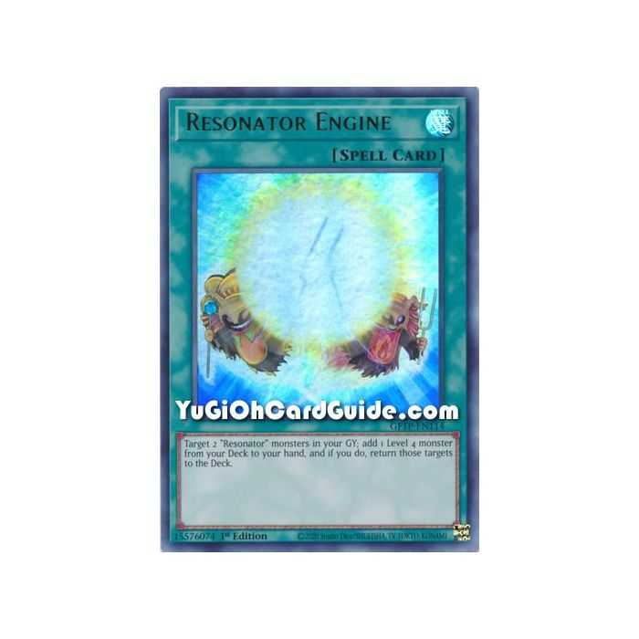Resonator Engine (Ultra Rare) – Ghost from the Past | Carta YUGIOH en México